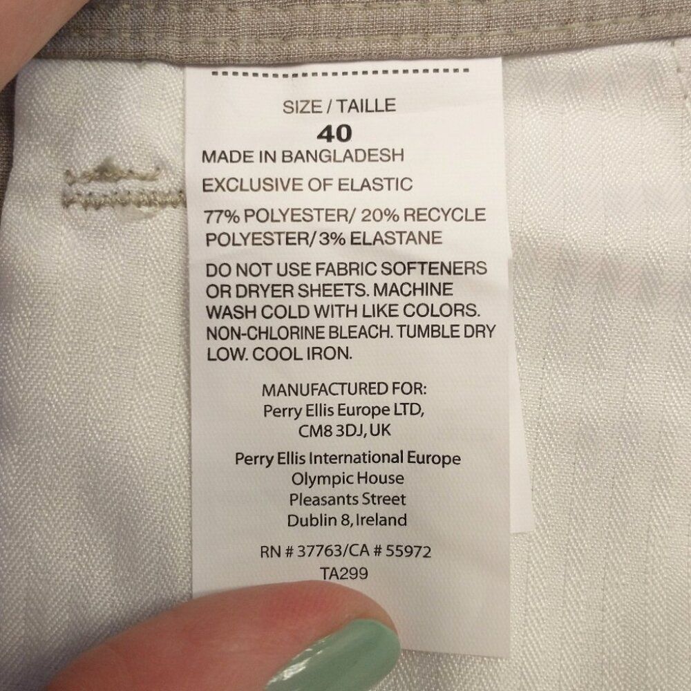 New With Tags Men's Jack Nicklaus Khaki Golf Chino Shorts Size 40 - Picture 12 of 12